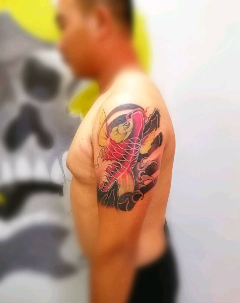 红烧鱼纹身图片