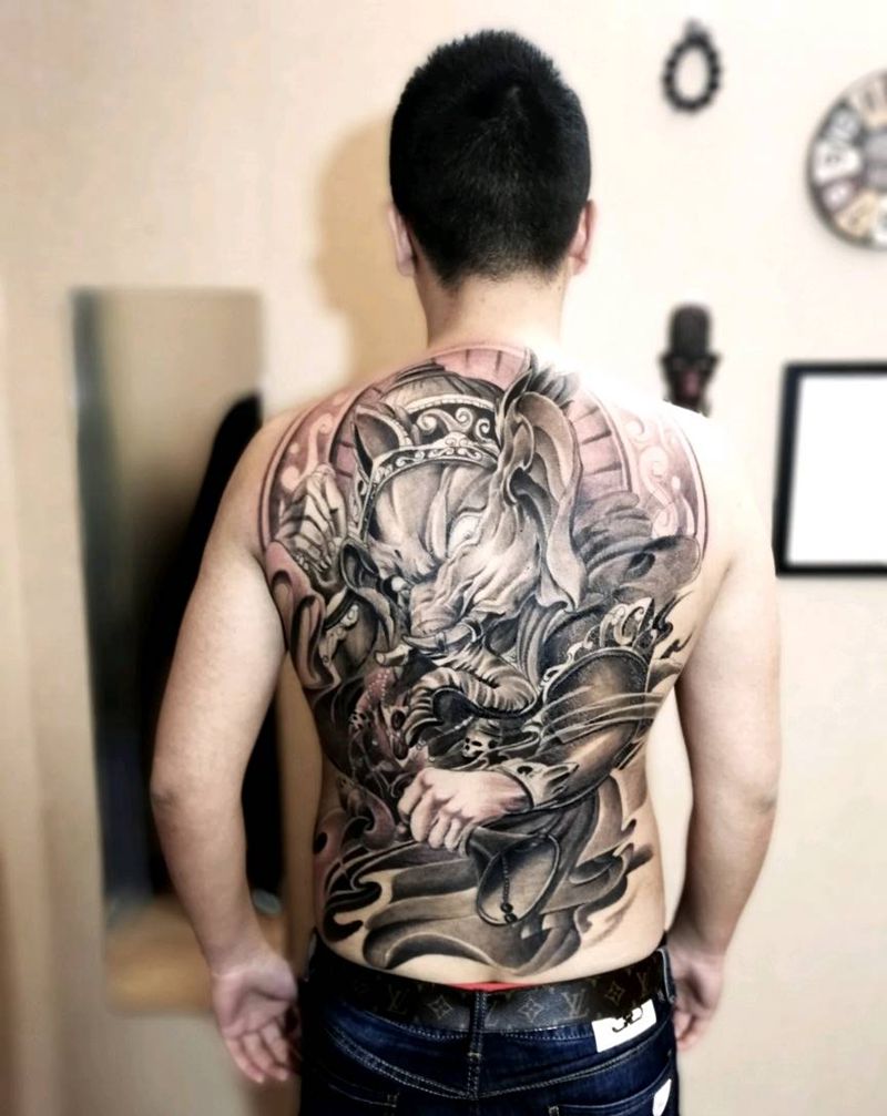 修改上色纹身图片