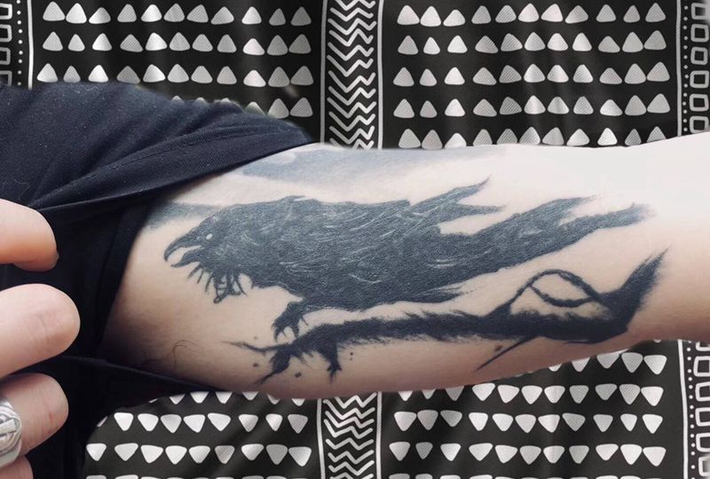 遮盖纹身图片_手臂纹身图案