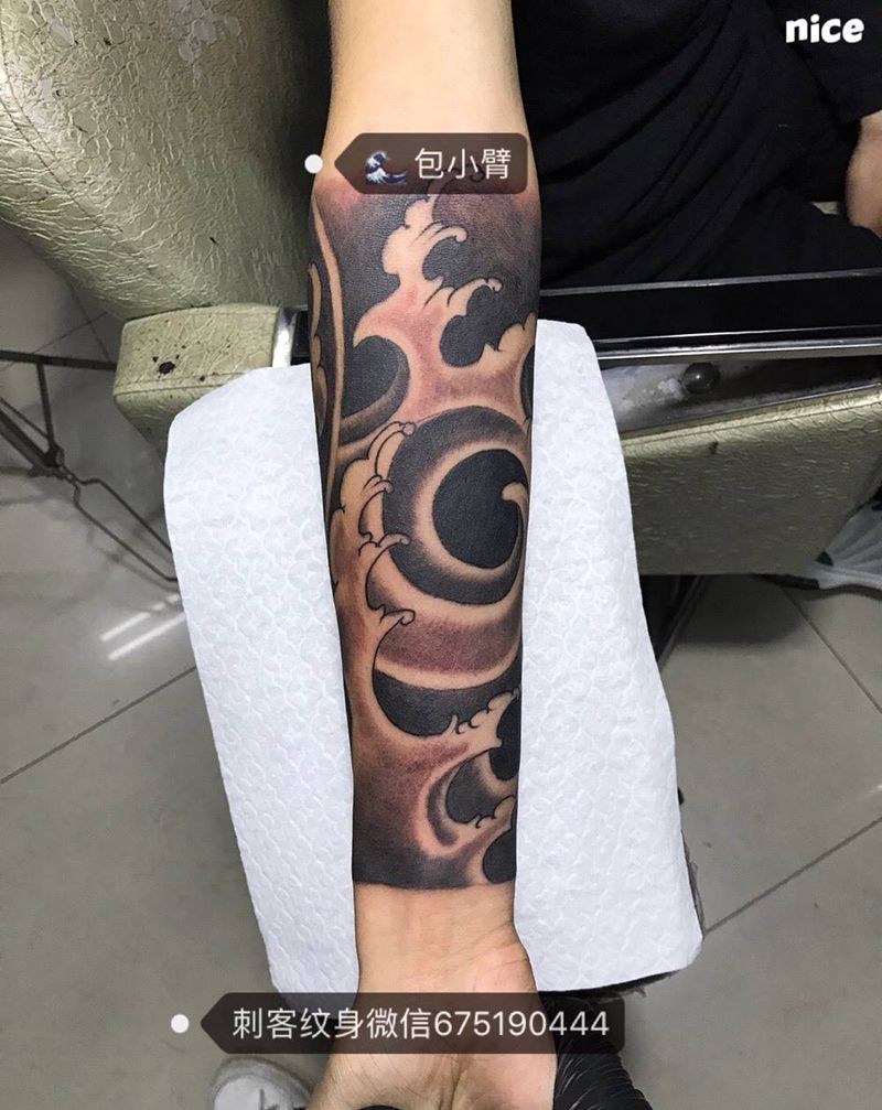 浪不浪纹身图片