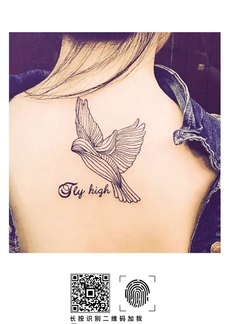 小清新鸟纹身图片