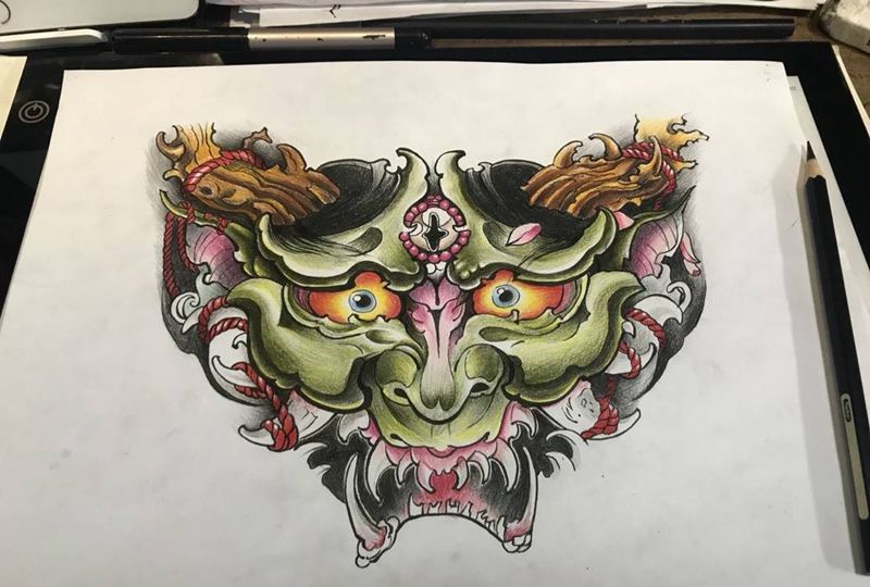 部分绘画作品纹身图片