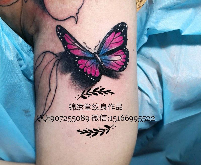 蝴蝶效应纹身图片