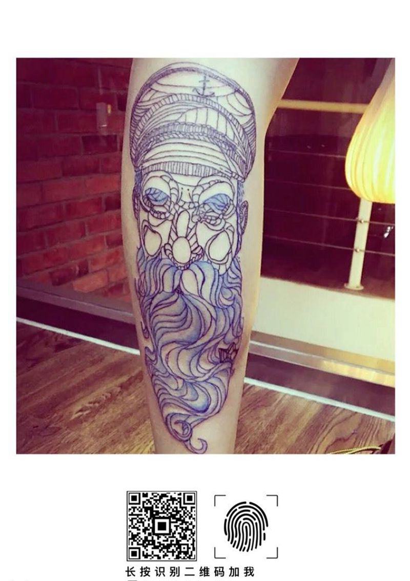 老船长纹身图片