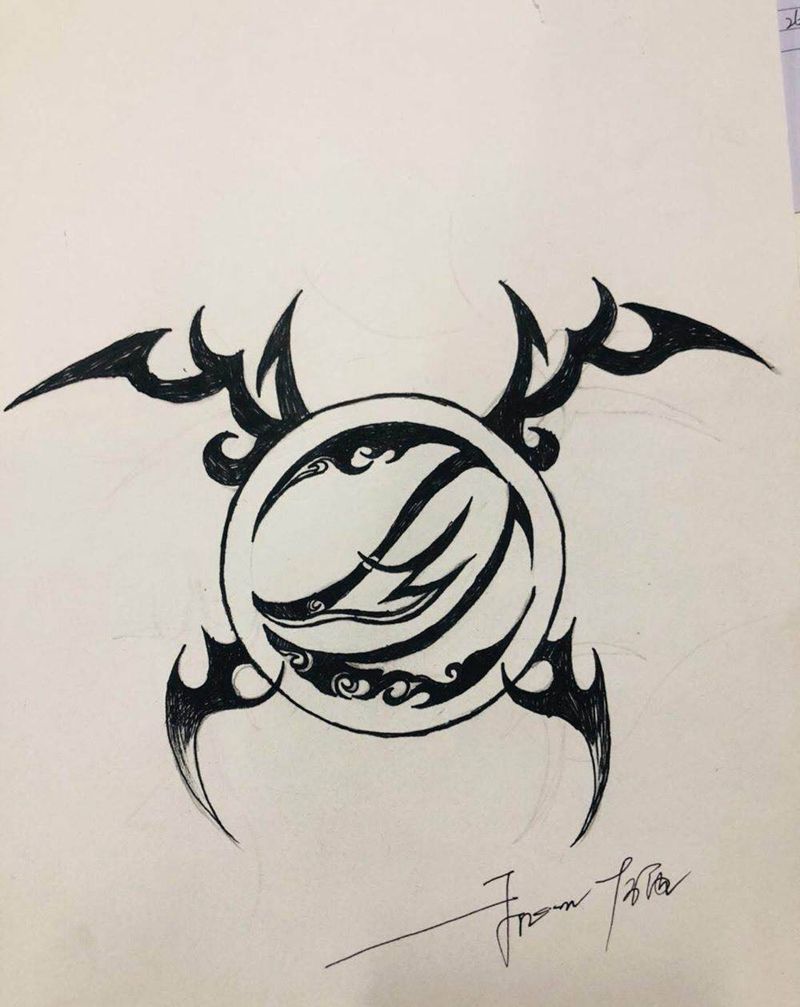 字母图腾纹身图片