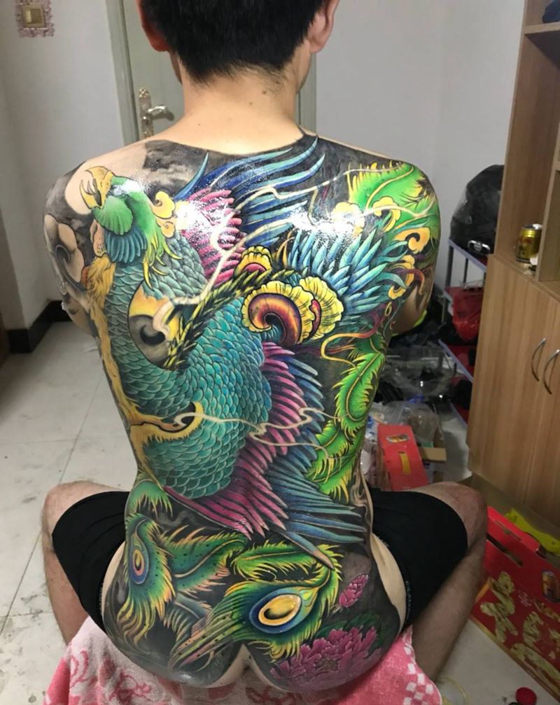 凤凰纹身图片