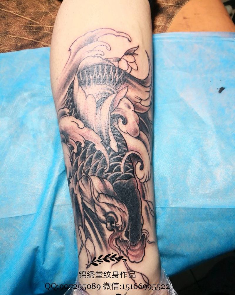 锦鲤纹身图片