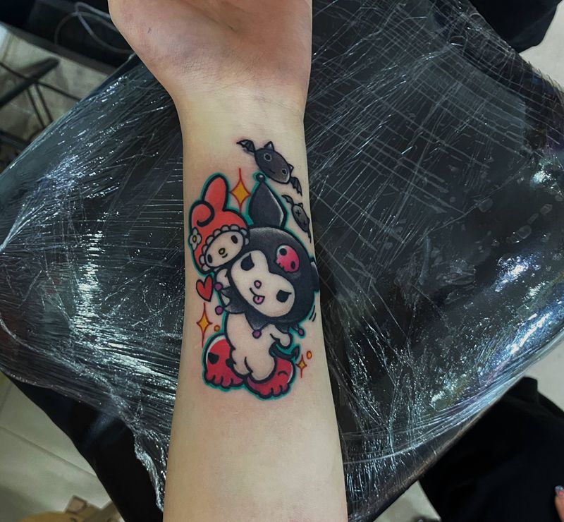 卡通纹身图片_手臂纹身图案