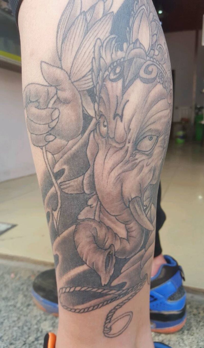 象神恢复纹身图片