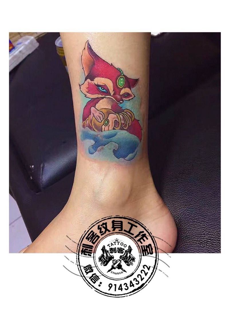 Fox纹身图片