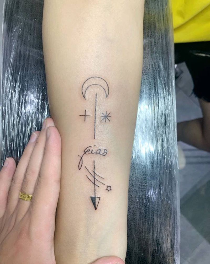 Qiao纹身图片_手臂纹身图案