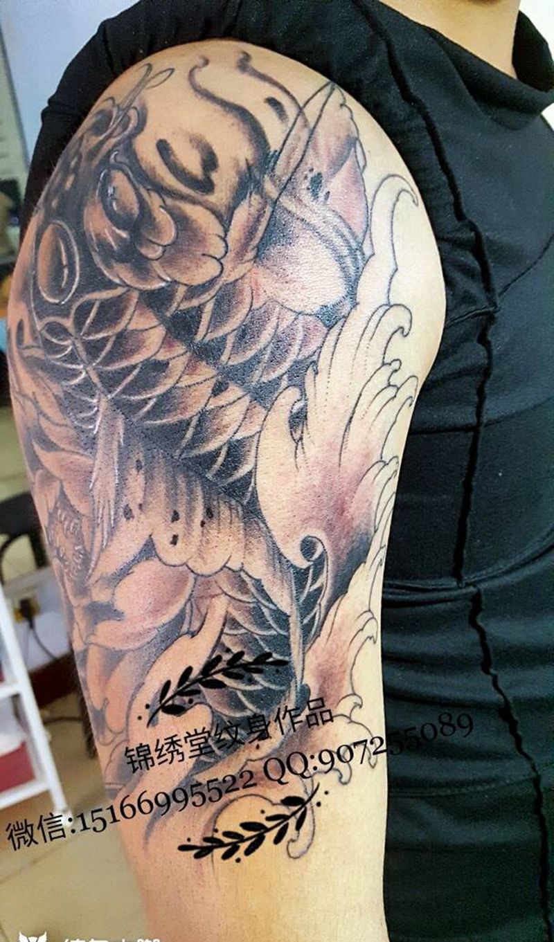 锦鲤纹身图片