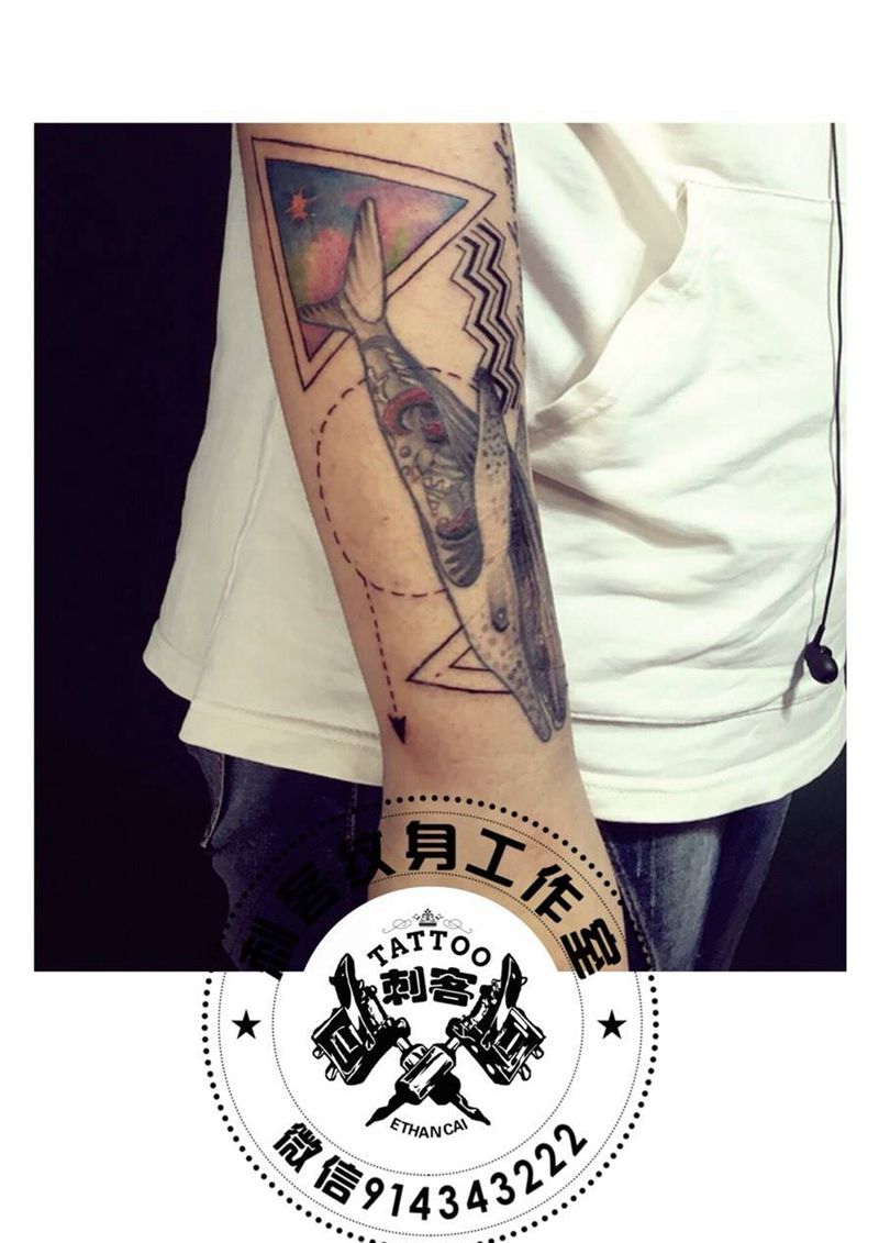 修改疤痕遮盖纹身图片