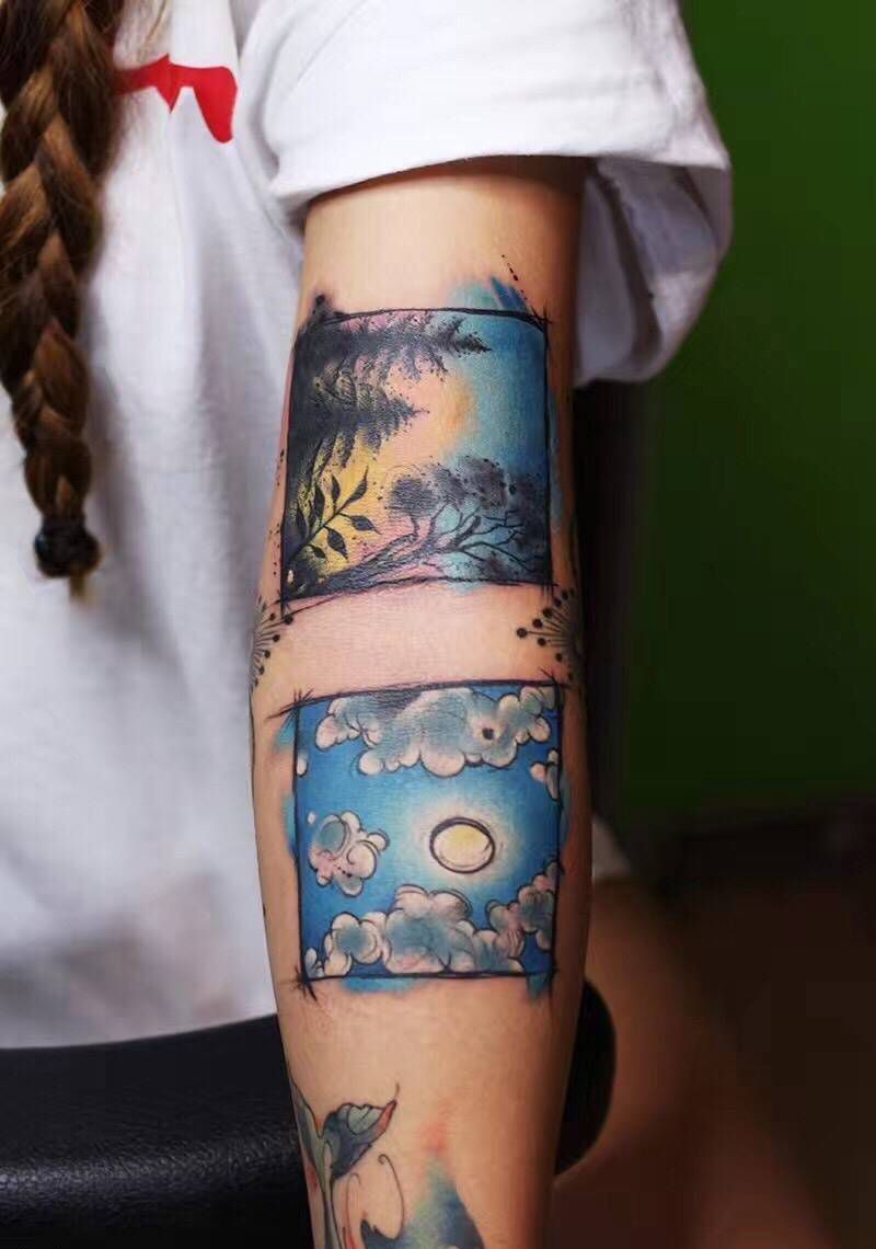 一生所求纹身图片