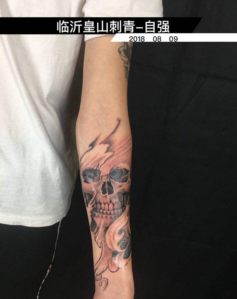 骷髅纹身图片