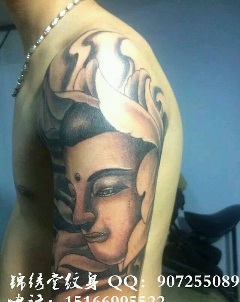 观音大士纹身图片