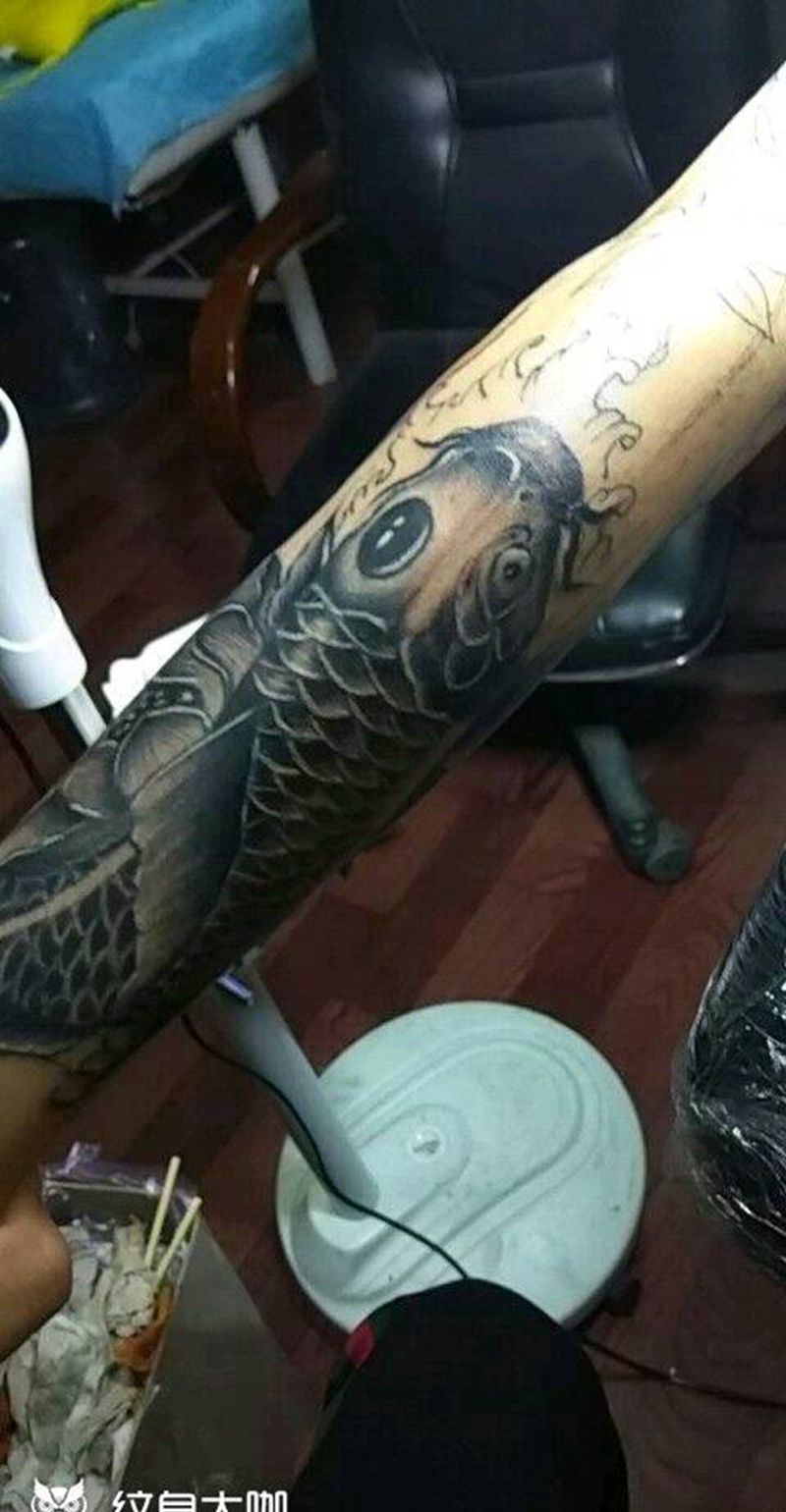 无聊纹身图片_手臂新传统无聊纹身图案