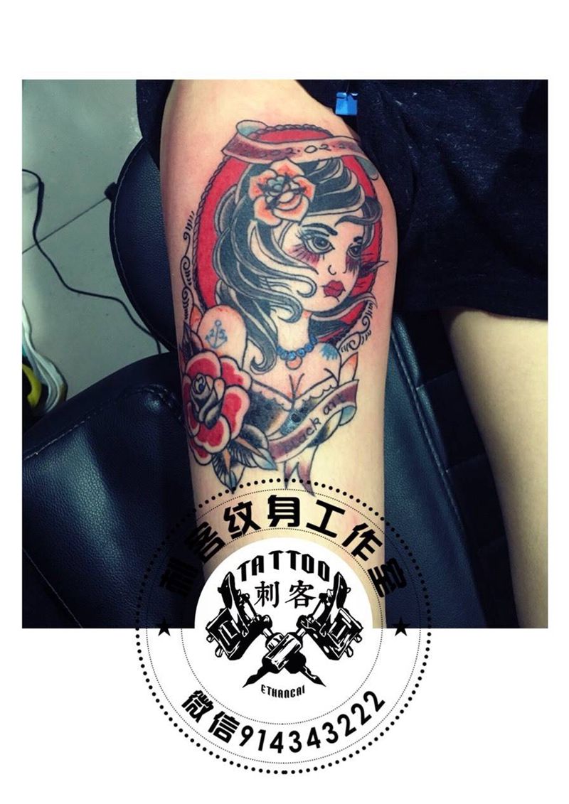 Old school纹身图片