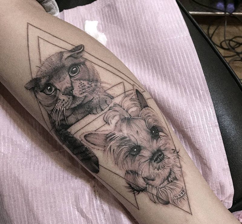 全程○3扎到底纹身图片