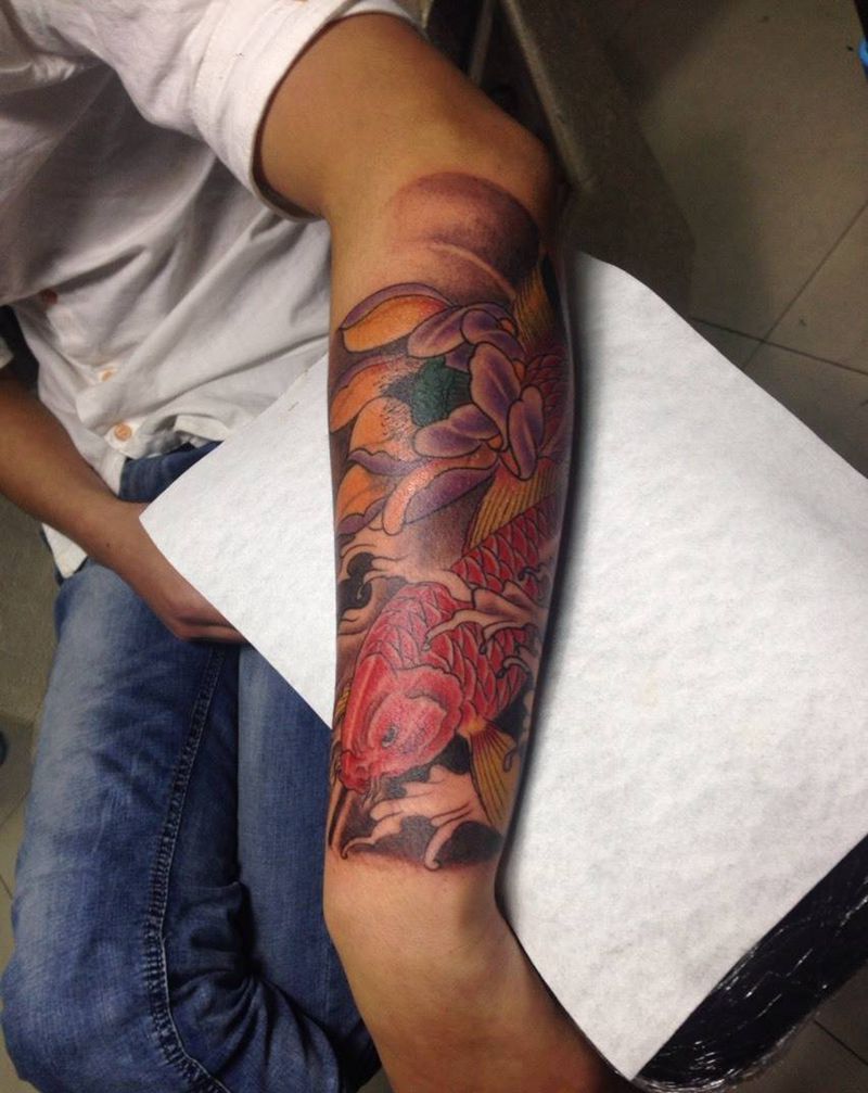 包小臂纹身图片