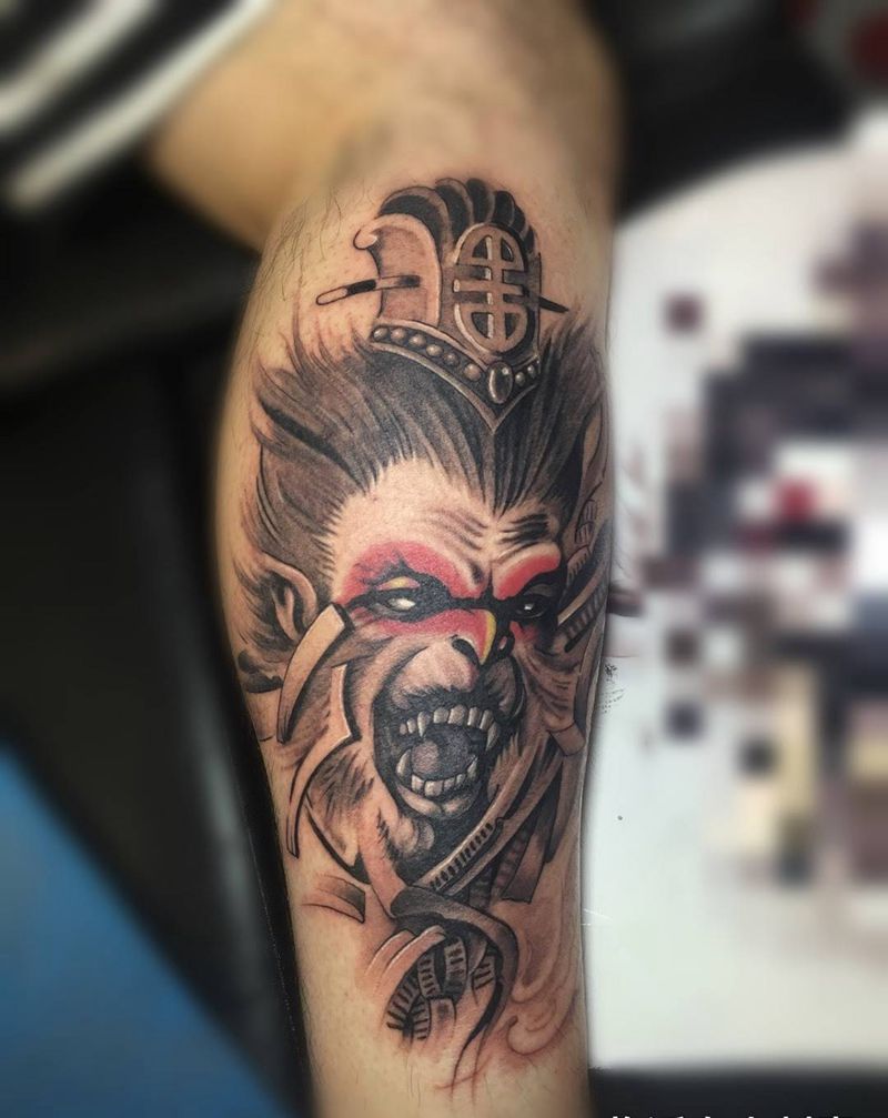 斗战胜佛纹身图片