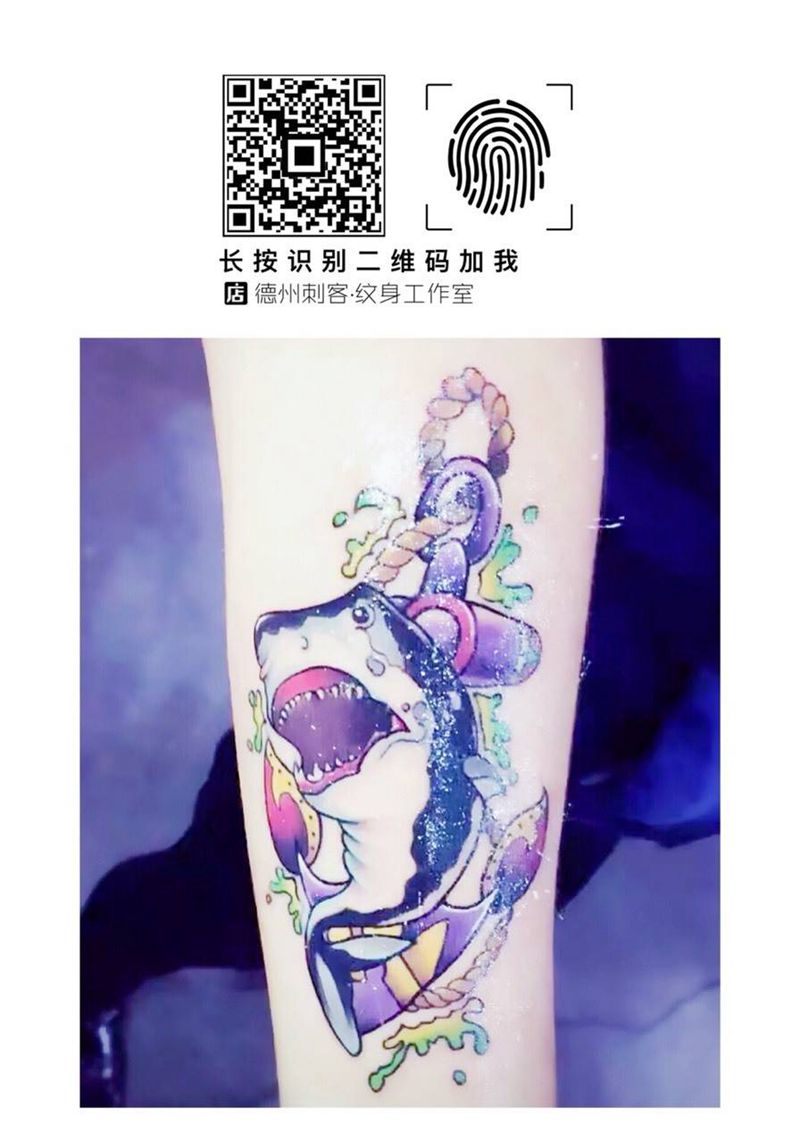 鲨鱼纹身图片