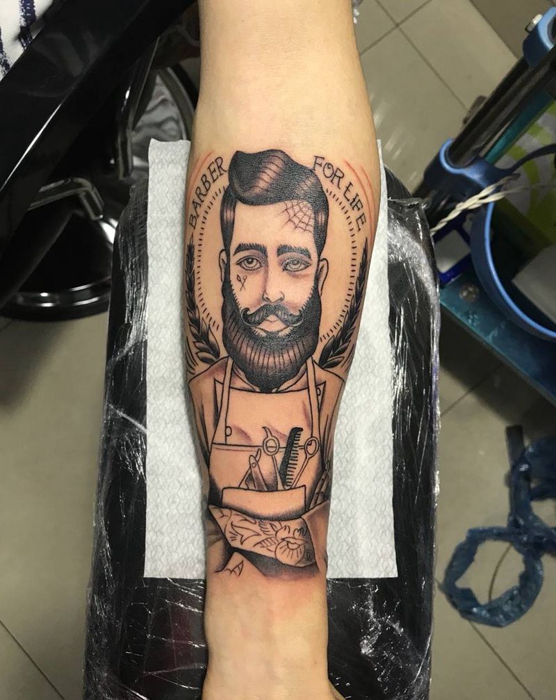 大叔控纹身图片