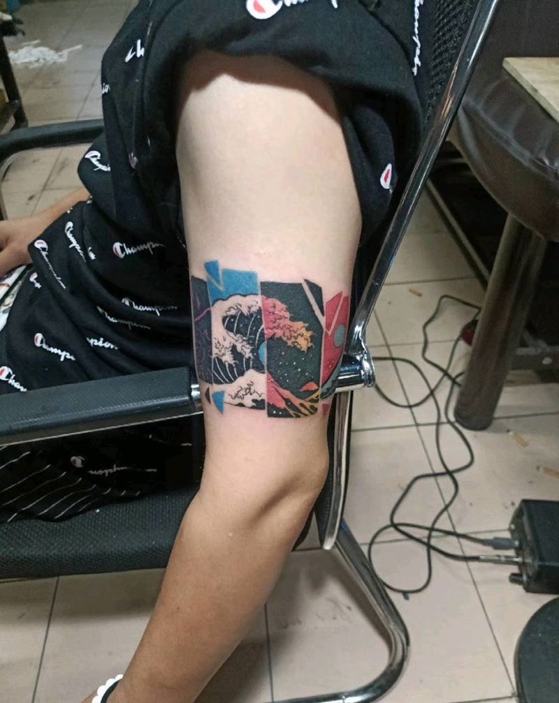 小图纹身图片_颈部手臂纹身图案