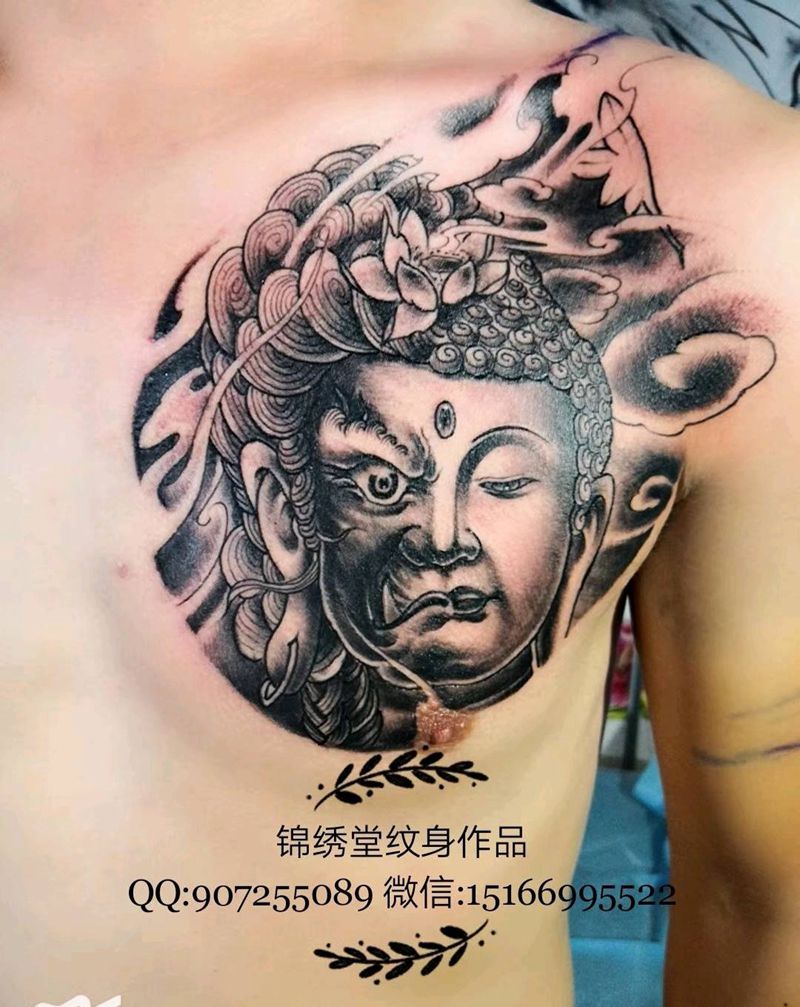 半甲未完成纹身图片