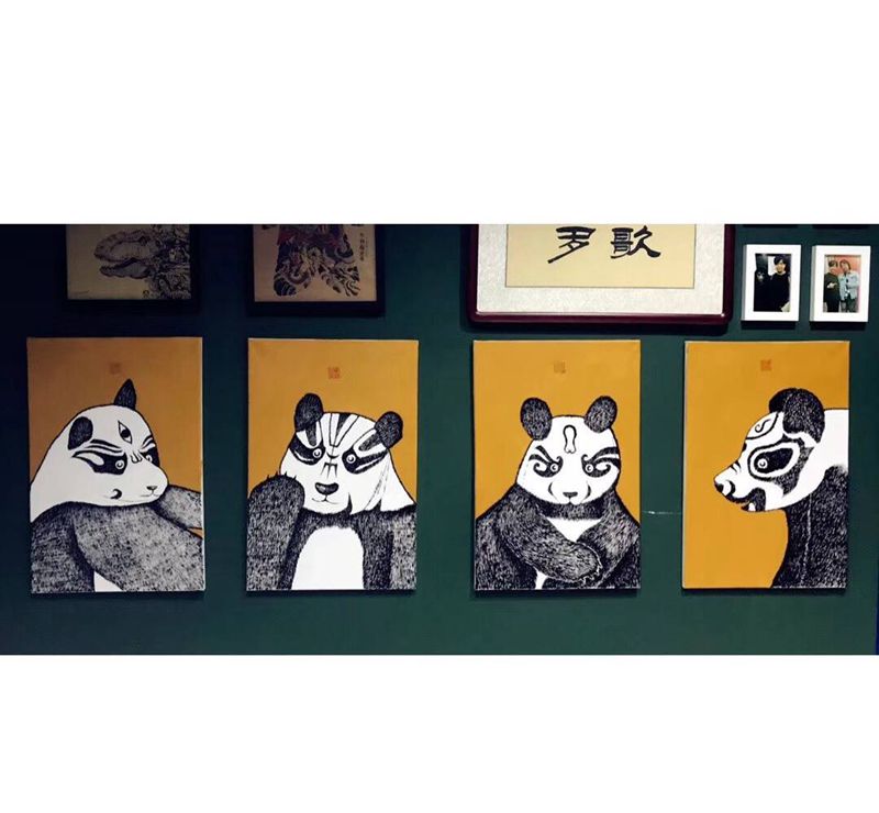 熊猫系列纹身图片