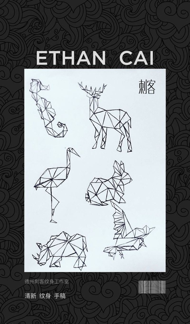 上厕所时候手绘的纹身图片