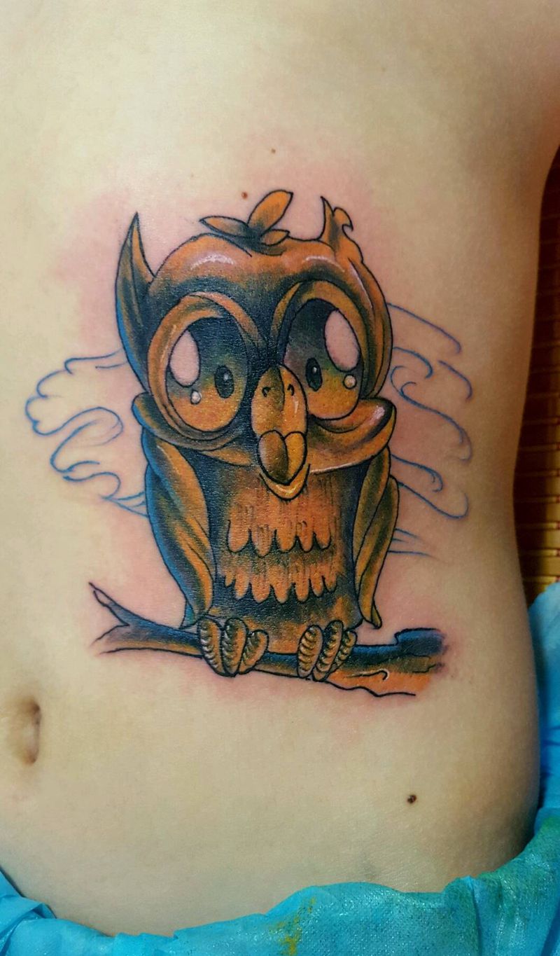 猫头鹰纹身图片