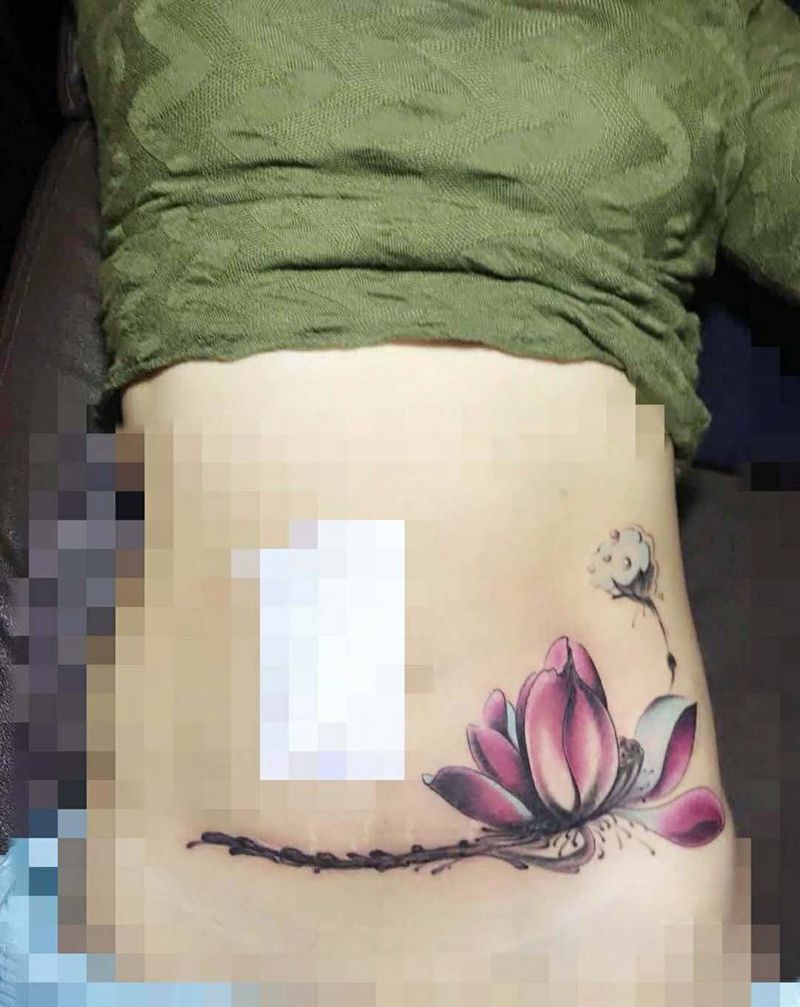 覆盖疤痕纹身图片