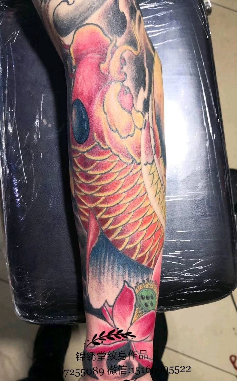 锦鲤纹身图片