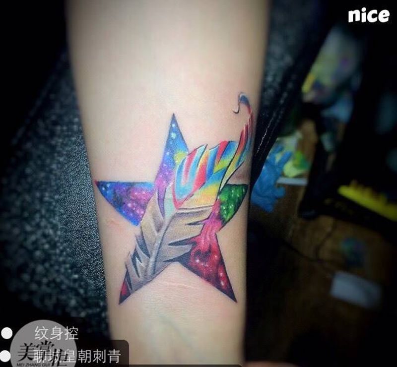 星空纹身图片