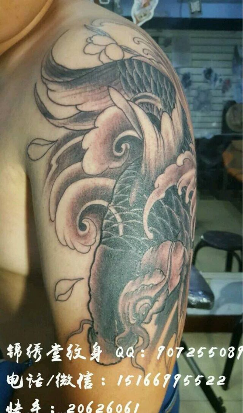 锦鲤纹身图片