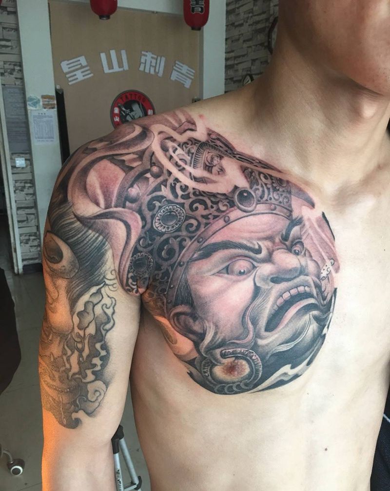 四大天王纹身图片