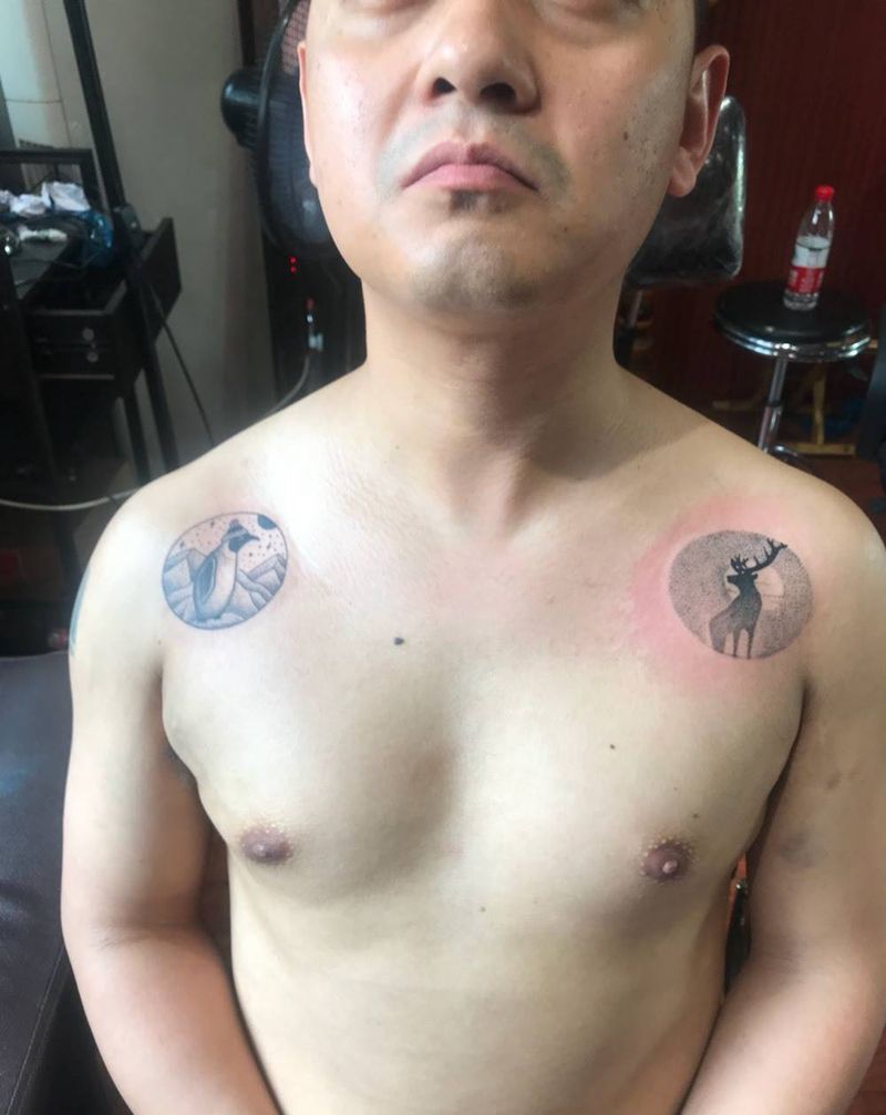 幸福守护纹身图片