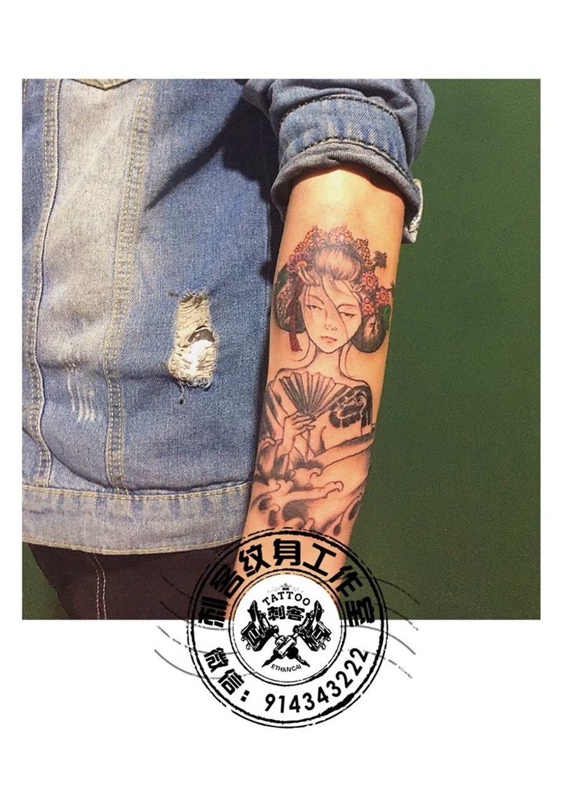 花旦纹身图片