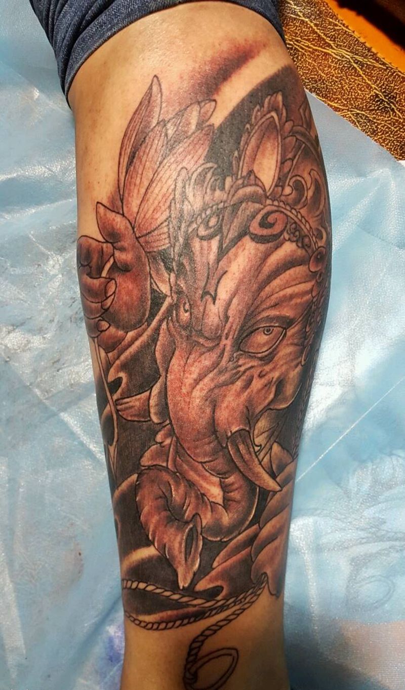 象神一名纹身图片