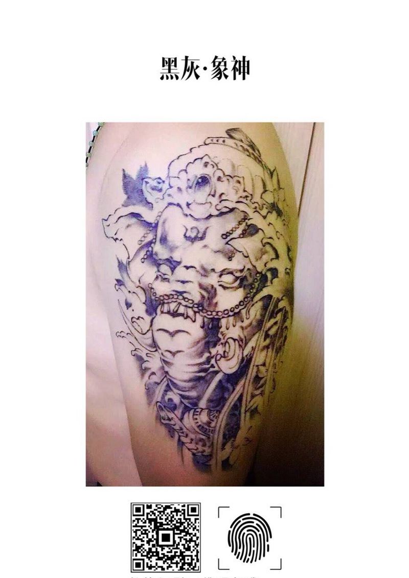 象神纹身图片
