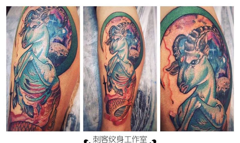 收工回家纹身图片