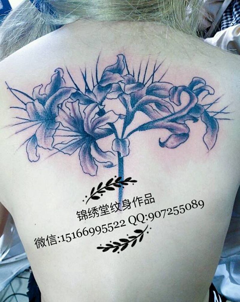 彼岸花纹身图片