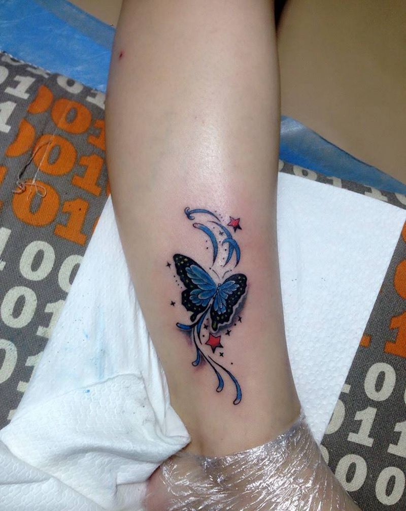 飞呀飞纹身图片