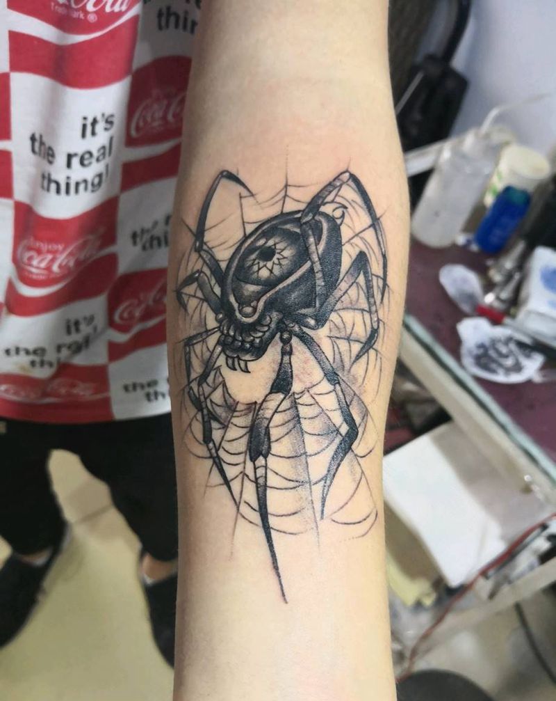 蜘蛛纹身图片