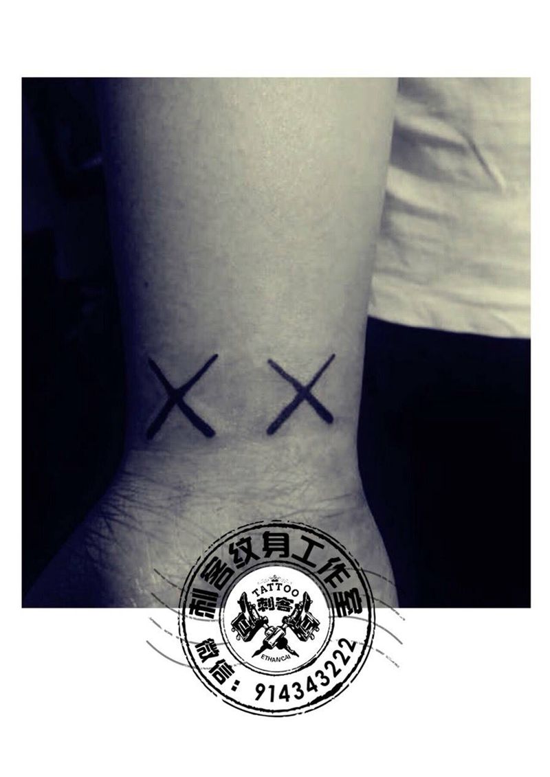 下雨☔纹身图片