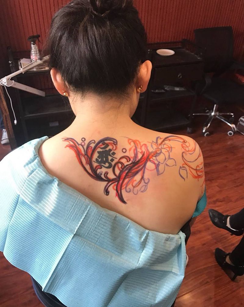 原创修改添加纹身图片