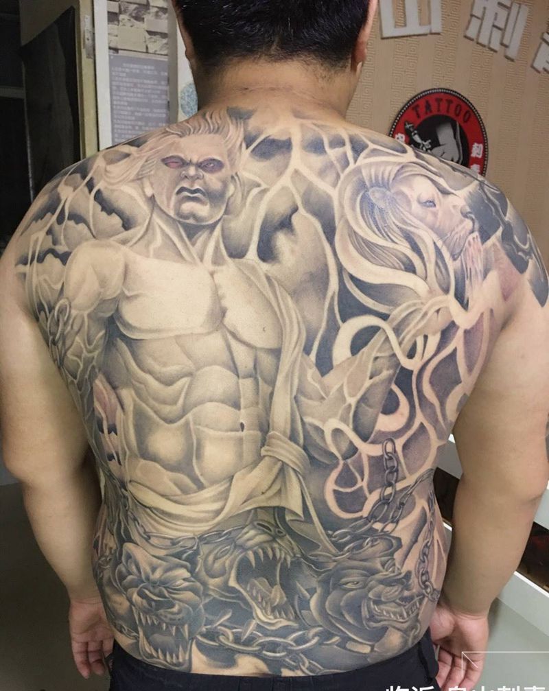 魔王撒旦纹身图片