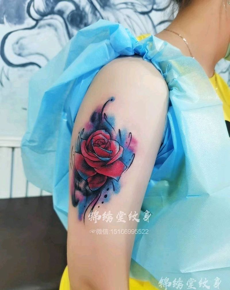 遮盖纹身图片_腹部手臂新传统纹身图案