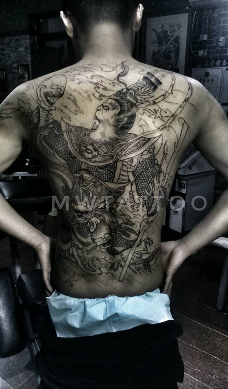 齐天大圣纹身图片